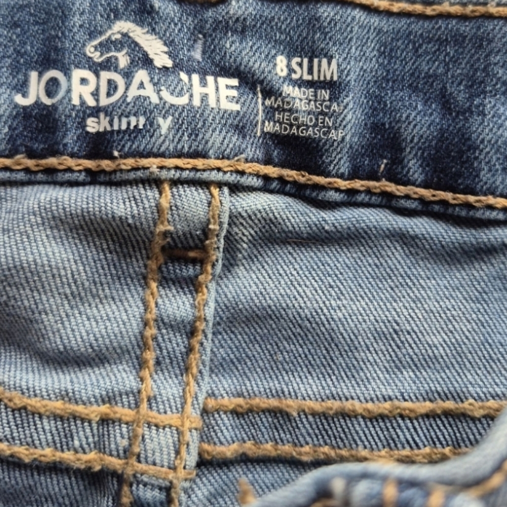 Jordache Slim Distressed Skinny Jeans - Picture 2 of 6